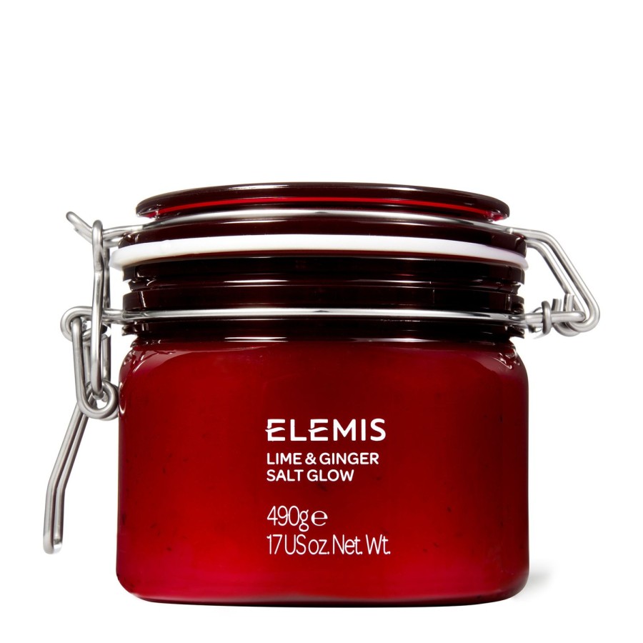 Beauty ELEMIS Scrubs And Exfoliators | Exotic Lime & Ginger Salt Glow Red