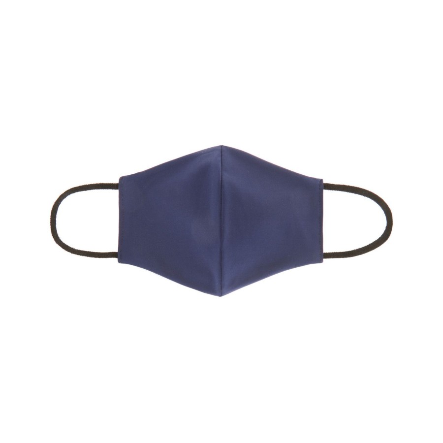 Beauty COINCASADESIGN | Washable Baby Mask In Solid Color Fabric Blue