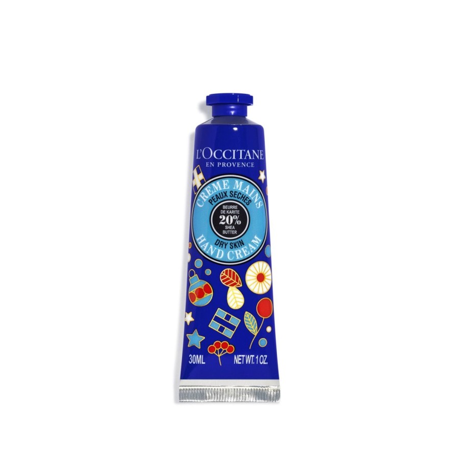 Beauty L'OCCITANE Hand Cream And Treatment | Hand Cream 30Ml Shea Design Limited Edition White