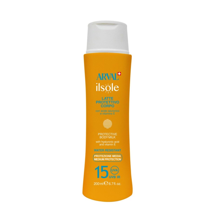 Beauty ARVAL Body Suncare | Protective Milk Body Spf 15 Orange