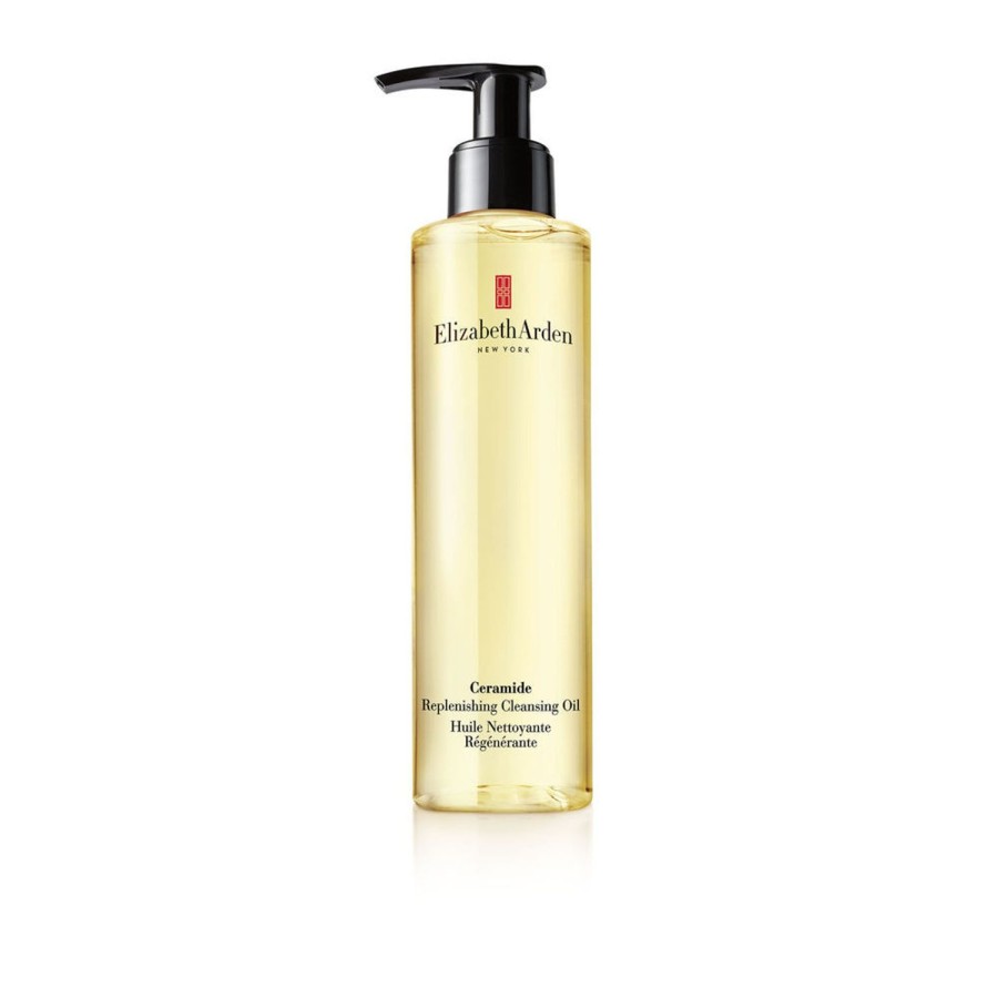 Beauty ELIZABETH ARDEN Face Cleansers | Ceramide Replenishing Cleansing Oil 200 Ml Golden Yellow