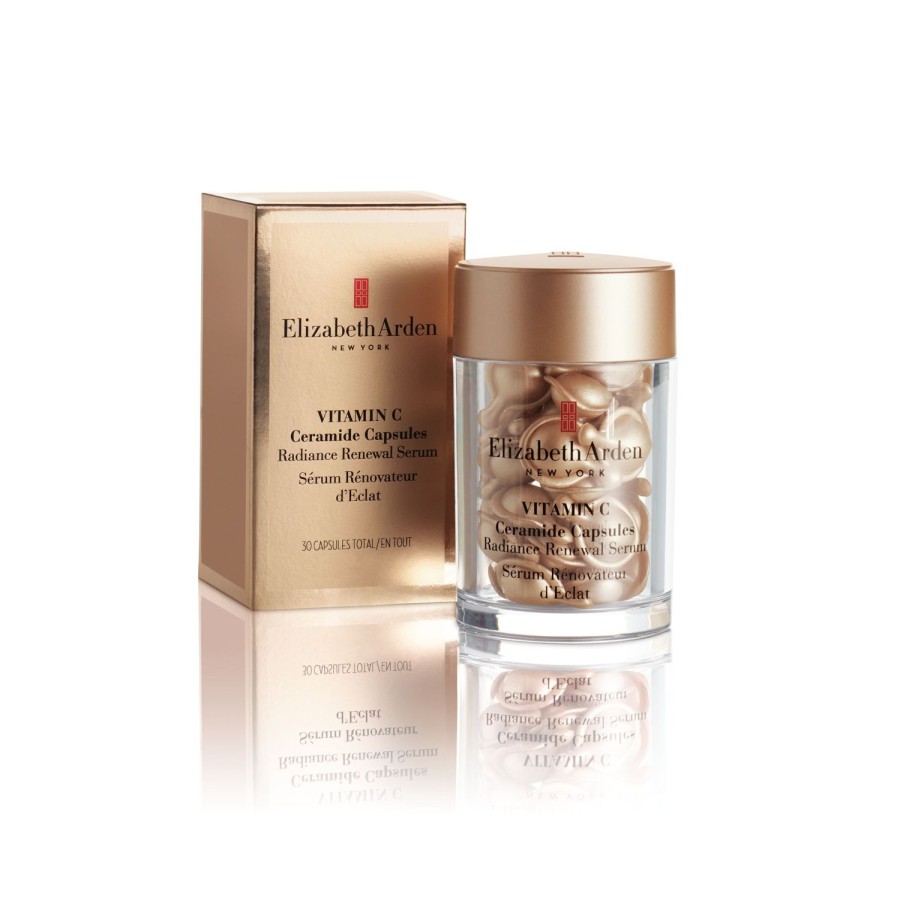 Beauty ELIZABETH ARDEN Antiageing | Vitamin C Ceramide Capsules Radiance Renewal Serum, 30 Capsules Dark Beige