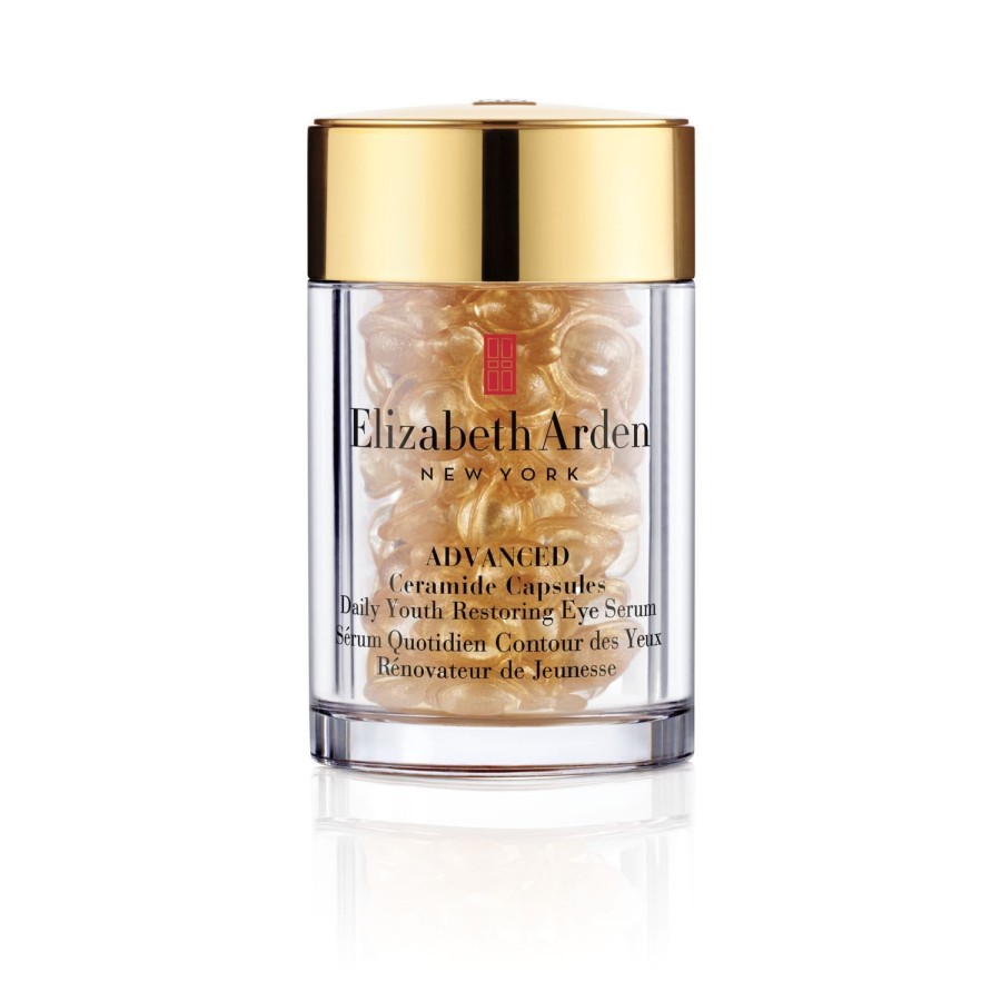 Beauty ELIZABETH ARDEN Antiageing | Advanced Ceramide Capsules Daily Youth Restoring Eye Serum - 60 Capsules Golden Yellow