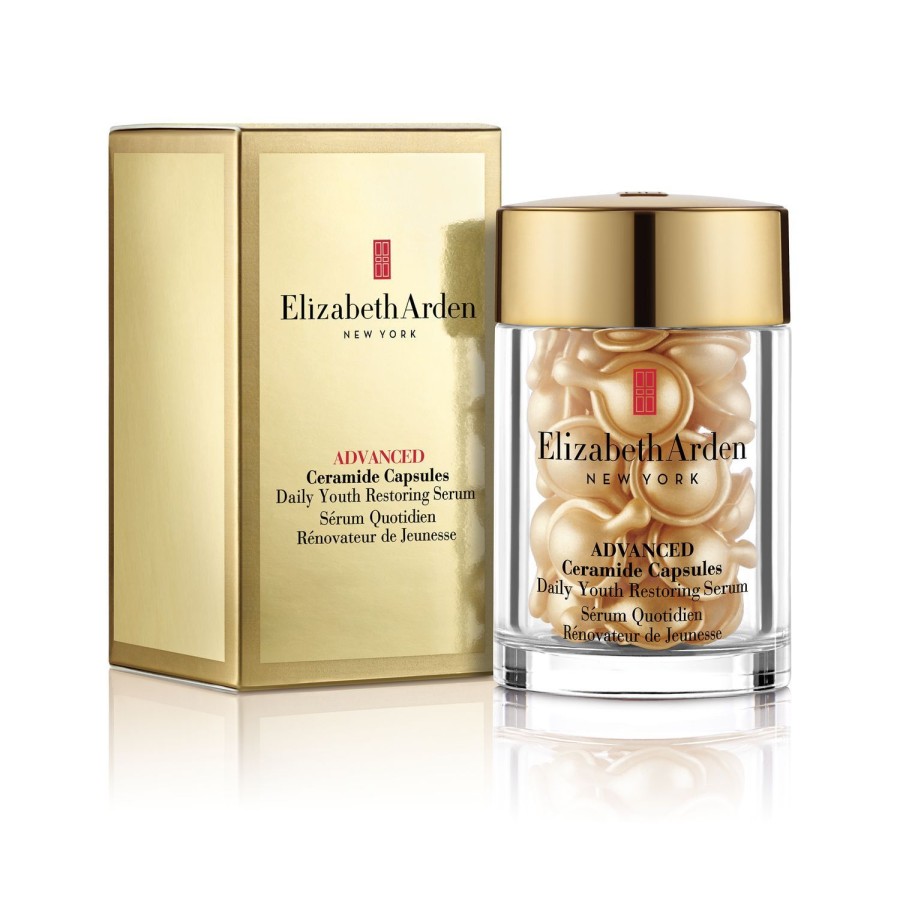 Beauty ELIZABETH ARDEN Antiageing | Advanced Ceramide Capsules Daily Youth Restoring Serum - 30 Capsules Golden Yellow