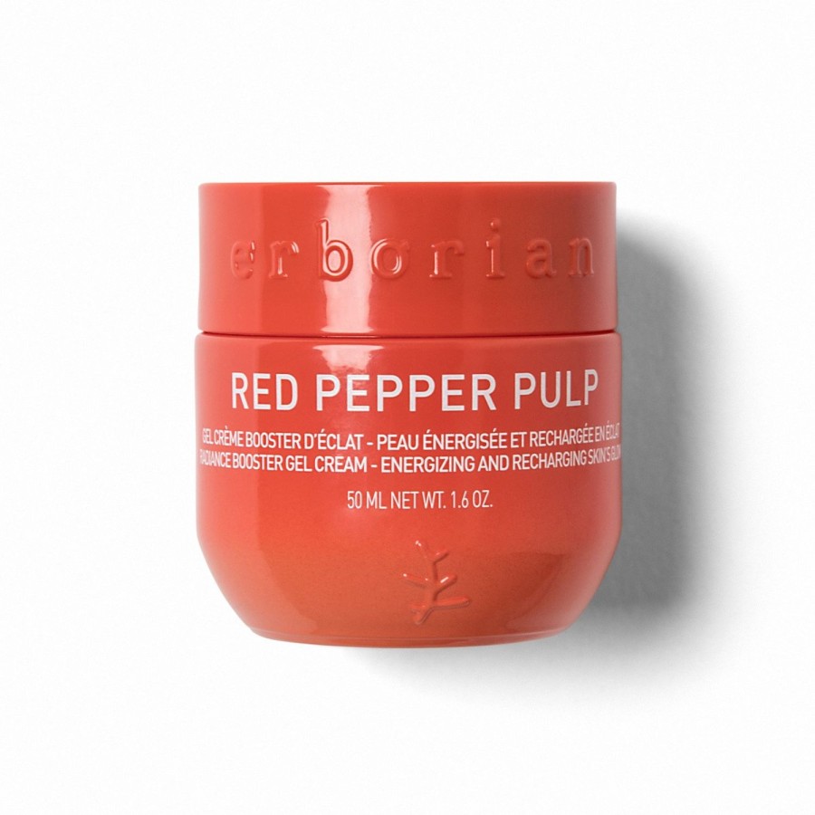 Beauty ERBORIAN Moisturizers | Red Pepper Pulp - Illuminating Face Cream Coral Red