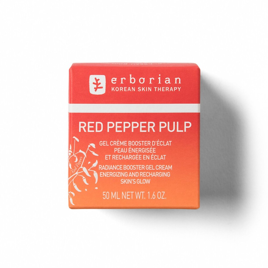 Beauty ERBORIAN Moisturizers | Red Pepper Pulp - Illuminating Face Cream Coral Red