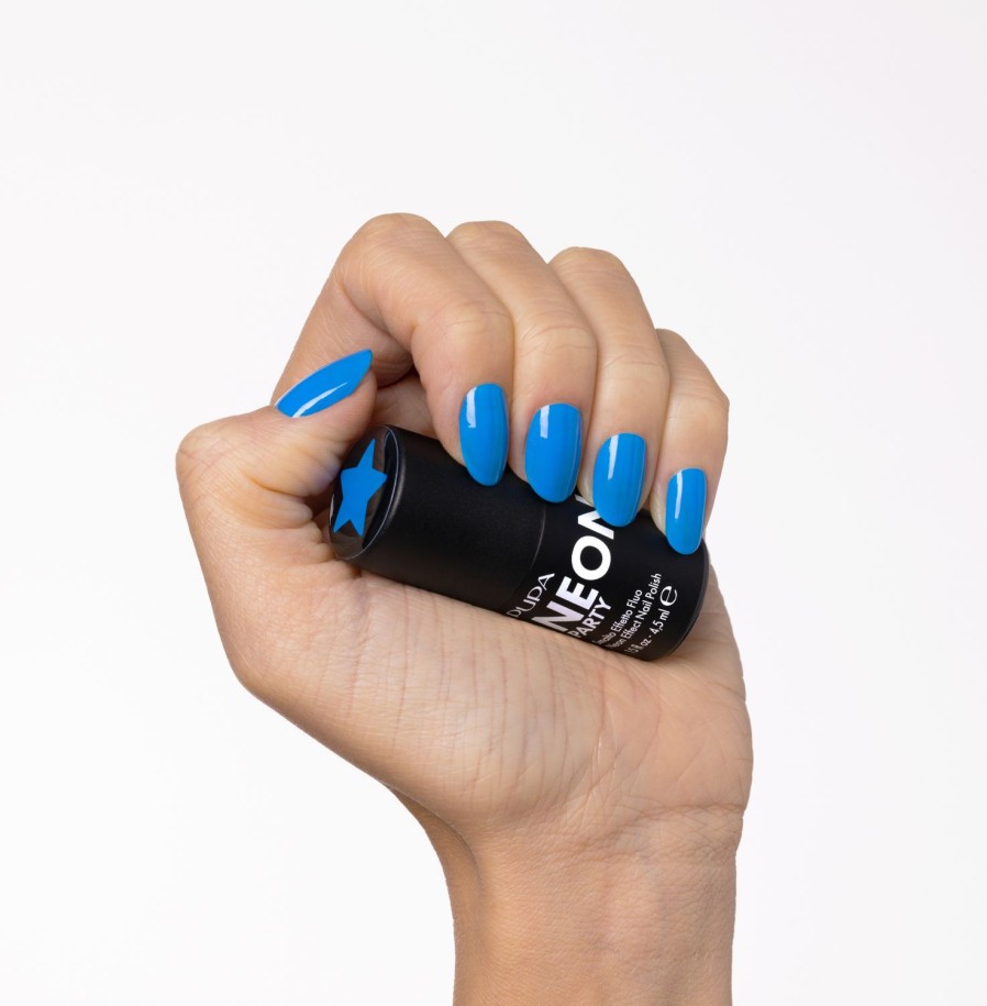 Beauty PUPA MILANO Nails | Pupa Milano - Enamel Fluo Effect - 100 Mykonos Blue Light Blue