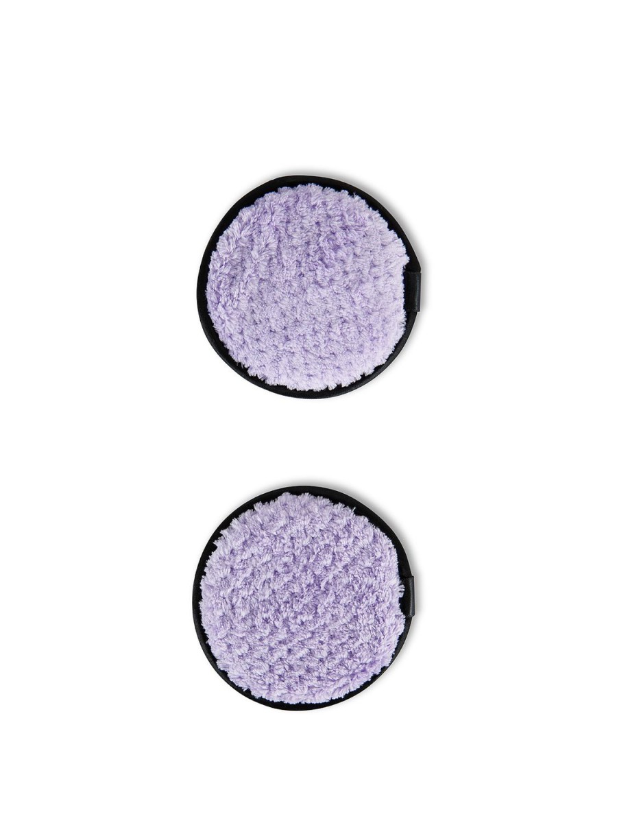 Beauty COINCASA Accessori Viso | Set Of 2 Reusable Make-Up Disks Purple