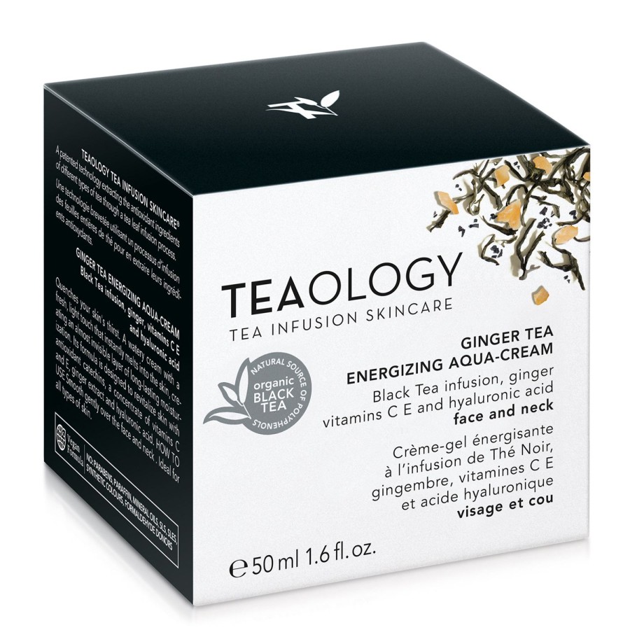 Beauty TEAOLOGY Moisturizers | Teaology Ginger Tea Energizing Aqua-Cream 50 Ml White