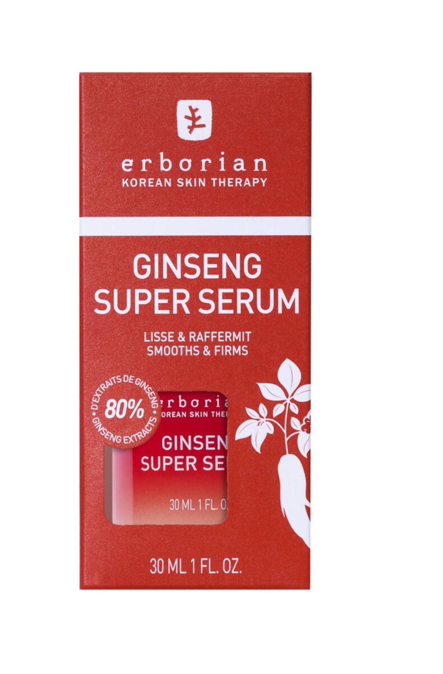 Beauty ERBORIAN Moisturizers | Ginseng Super Serum - Serum Red