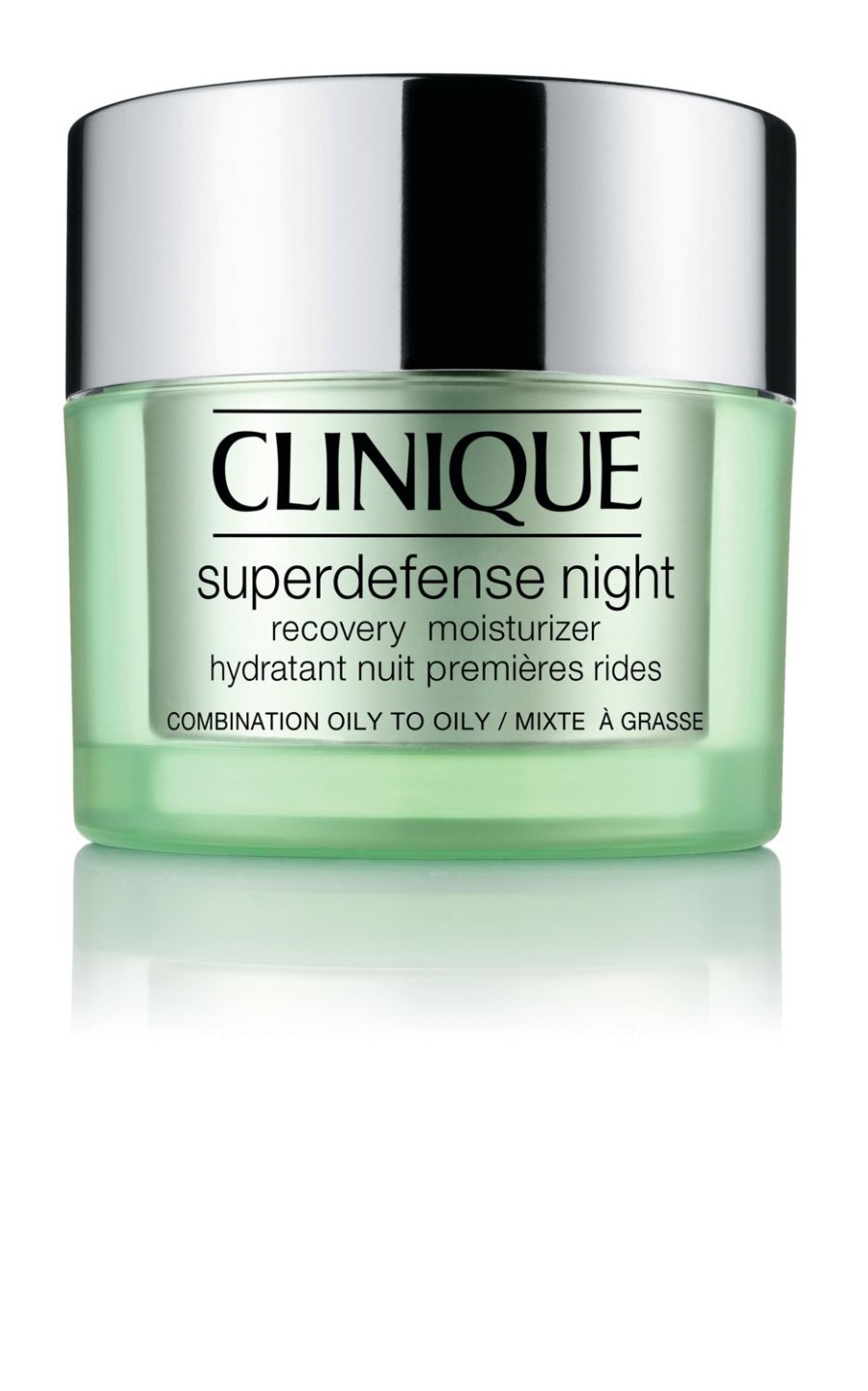 Beauty CLINIQUE Moisturizers | Clinique Superdefensetm Night Recovery Moisturizer - Oily Skin 50 Ml Green