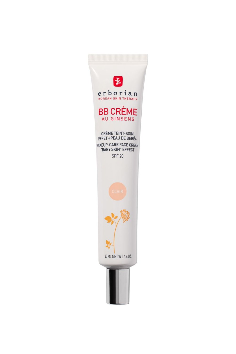 Beauty ERBORIAN Complexion | Bb Creme Clair 40Ml - Makeup And Skincare 2 In 1 Beige