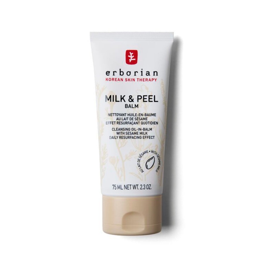 Beauty ERBORIAN Face Cleansers | Milk And Peel Mask - Face Balm Cream