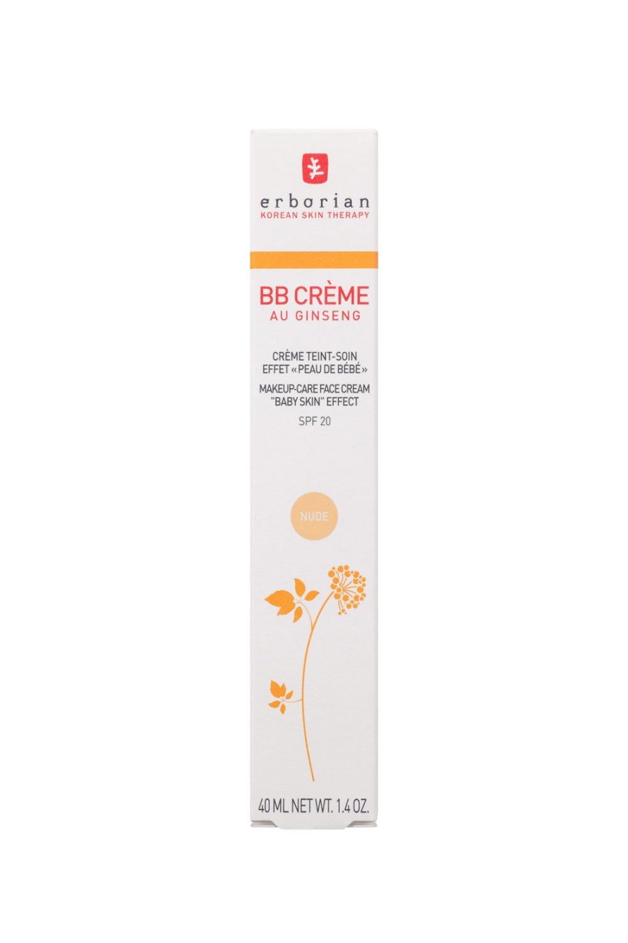 Beauty ERBORIAN Complexion | Bb Creme 40Ml - Makeup And Skincare 2 In 1 Nude