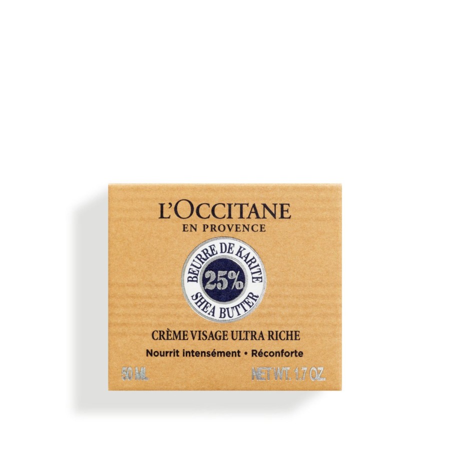 Beauty L'OCCITANE Moisturizers | Ultra Rich Karite Face Cream Blue