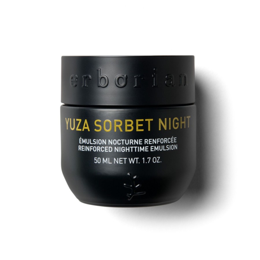 Beauty ERBORIAN Moisturizers | Yuza Sorbet Night - Night Cream With Vitamin C Yellow