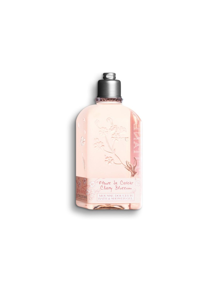 Beauty L'OCCITANE Body Wash | Cherry Blossom Bath & Shower Gel 250 Ml Transparent