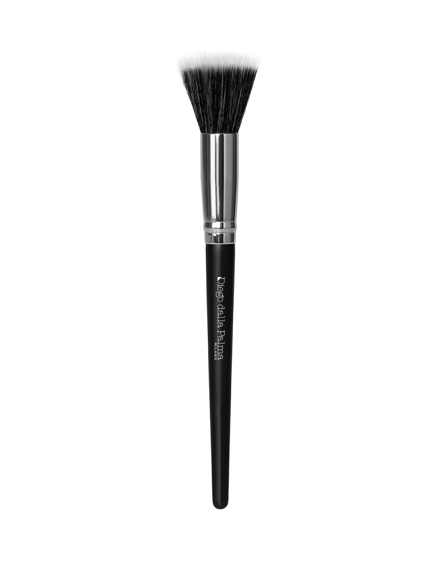 Beauty DIEGO DALLA PALMA Make-Up Accessories | Stippling Brush - Contouring Brush 21 Black