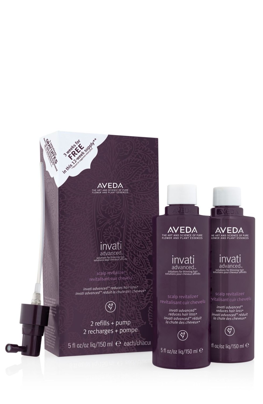 Beauty AVEDA Hair Treatment | Aveda Invati Advanced Scalp Revitalizer Refill - Duo Pac Purple