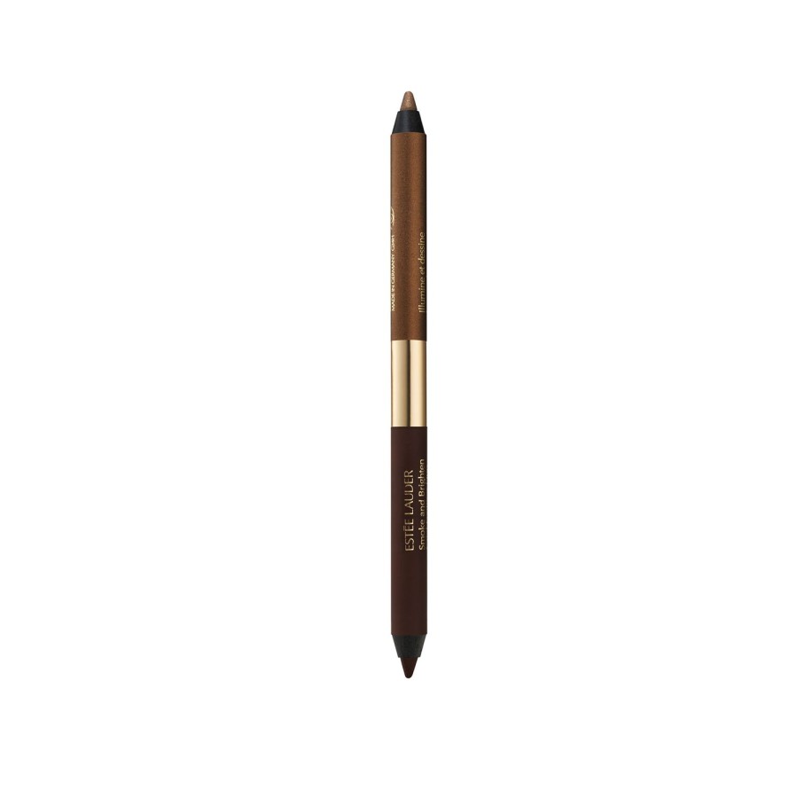 Beauty ESTÉE LAUDER Eyes | Estee Lauder - Smoke And Brighten Kajal Eyeliner Duo - Dark Chocolate/Rich Bronze Dark Brown