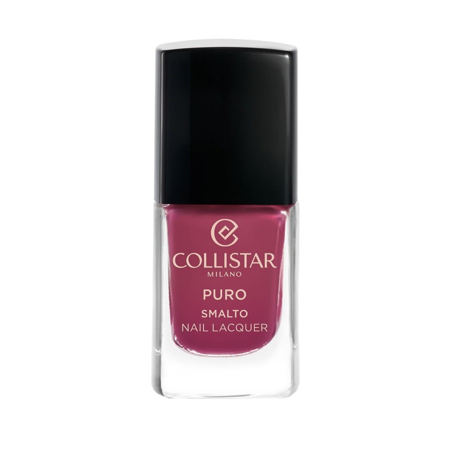 Beauty COLLISTAR Nails | Collistar - Pure Long Lasting Nail Polish - 114 Warm Mauve Purple Eggplant