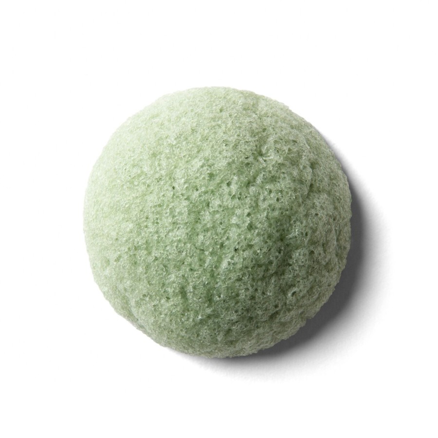 Beauty ERBORIAN Face Cleansers | Green Tea Konjac Sponge Transparent