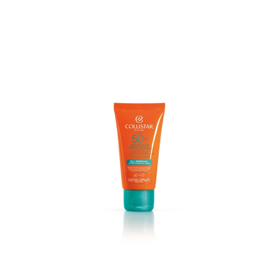 Beauty COLLISTAR Face Suncare | Active Protection Sun Face Cream Spf 50+ Orange