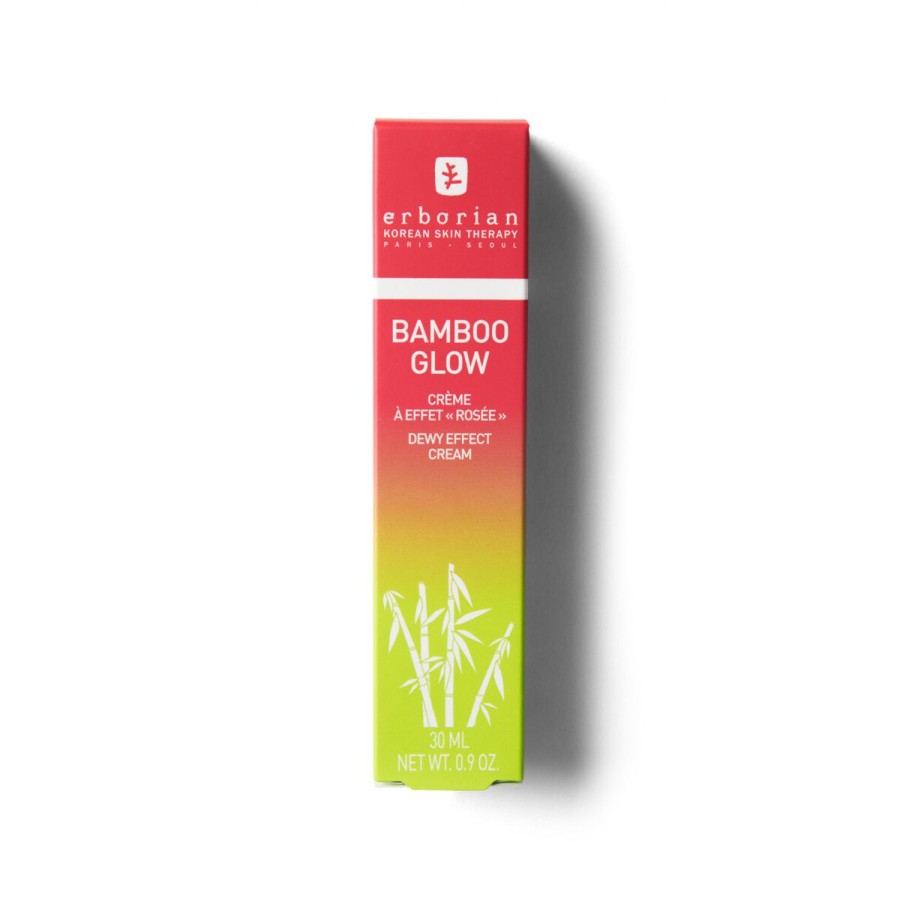 Beauty ERBORIAN Moisturizers | Bamboo Glow Moisturizer - Illuminating Moisturizer Light Green