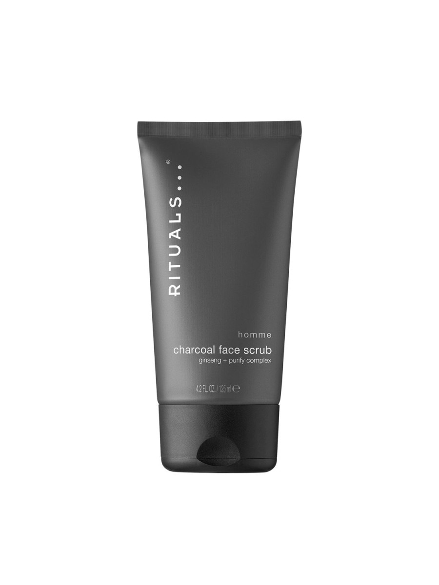 Beauty RITUALS Creams And Lotions | The Rituals Homme Charcoal Face Scrub Black