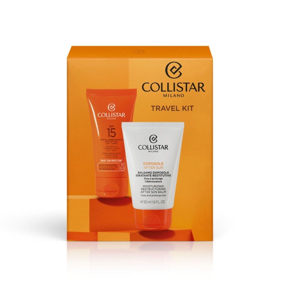 Beauty COLLISTAR | Travel Kit Tanning Cream Spf 15 + After-Sun Balm Multicolor