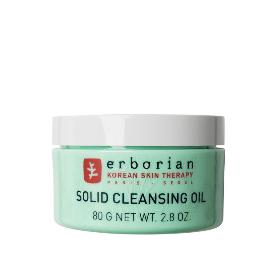 Beauty ERBORIAN Face Cleansers | Solid Cleansing Oil 2-In-1 - Cleansing Oil Transparent