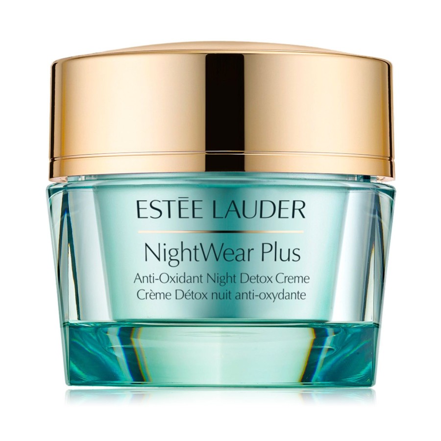 Beauty ESTÉE LAUDER Moisturizers | Est Ae Lauder Nightwear Night Detox Creme 50 Ml Light Blue