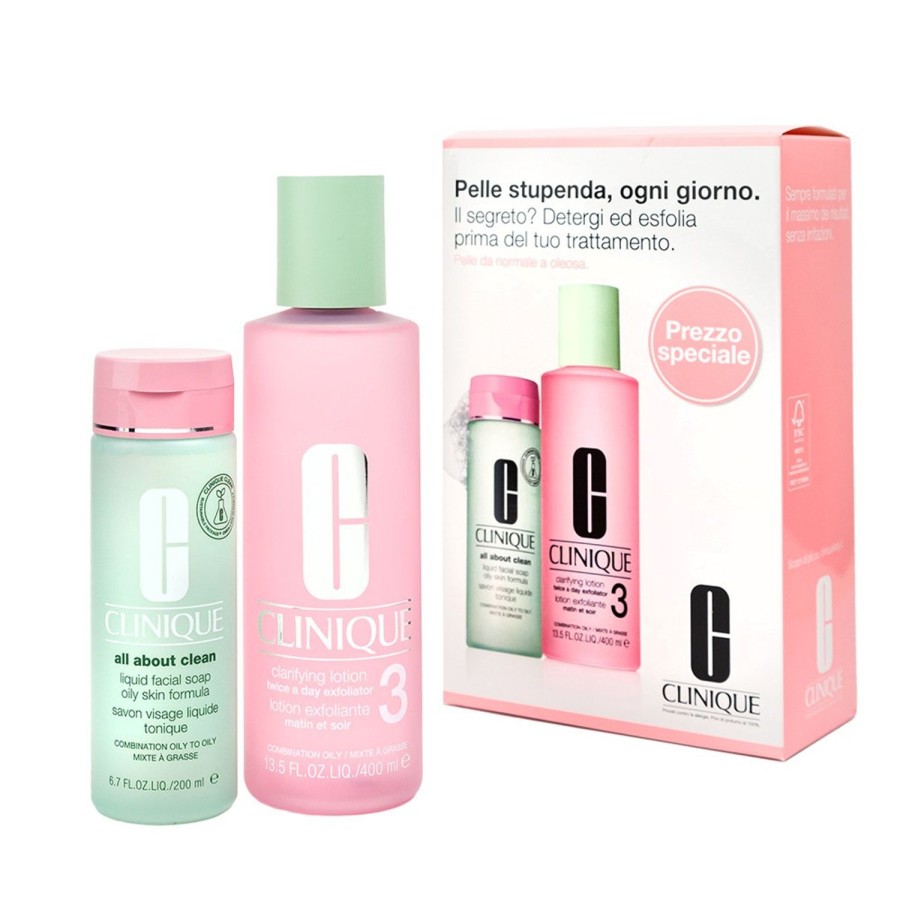 Beauty CLINIQUE | Clinique - Set Clarifying Lotion 400 Ml - For Normal To Oily Skin White