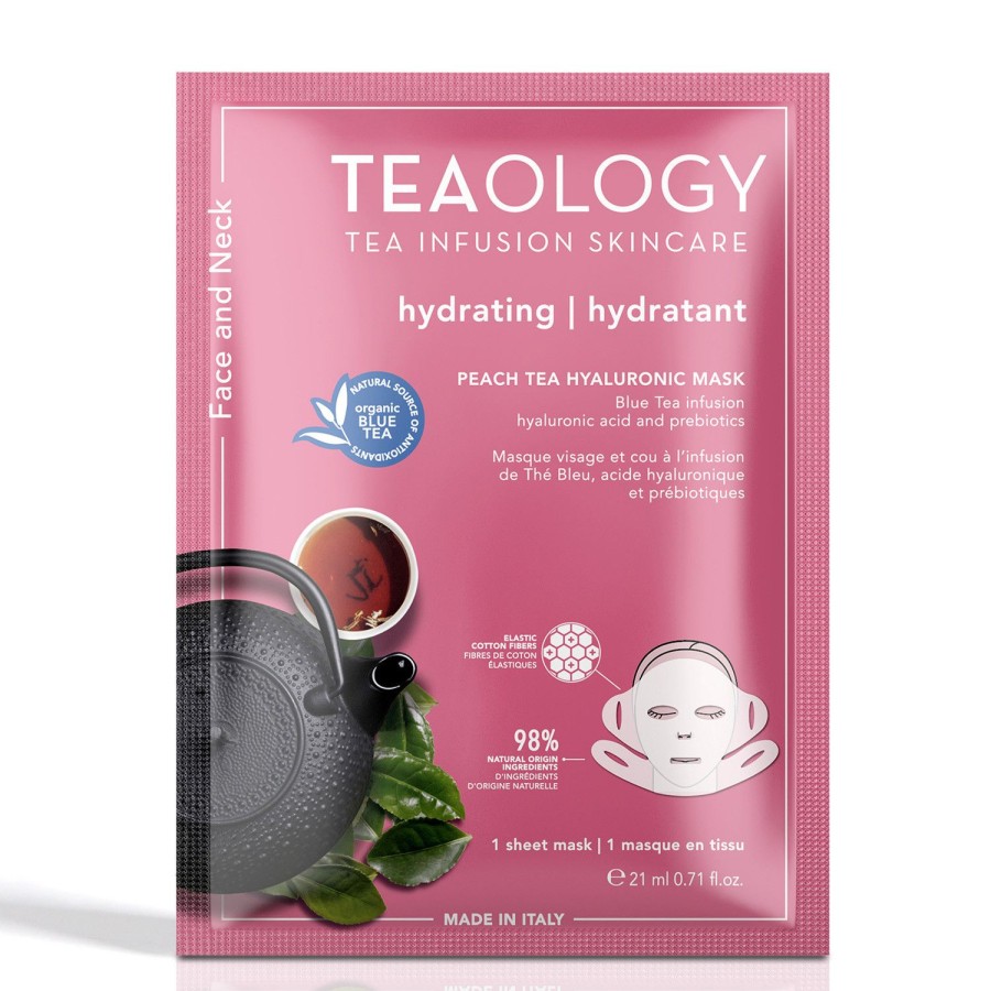 Beauty TEAOLOGY Face Masks | Peach Tea Hyaluronic Mask White