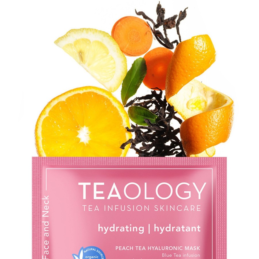 Beauty TEAOLOGY Face Masks | Peach Tea Hyaluronic Mask White