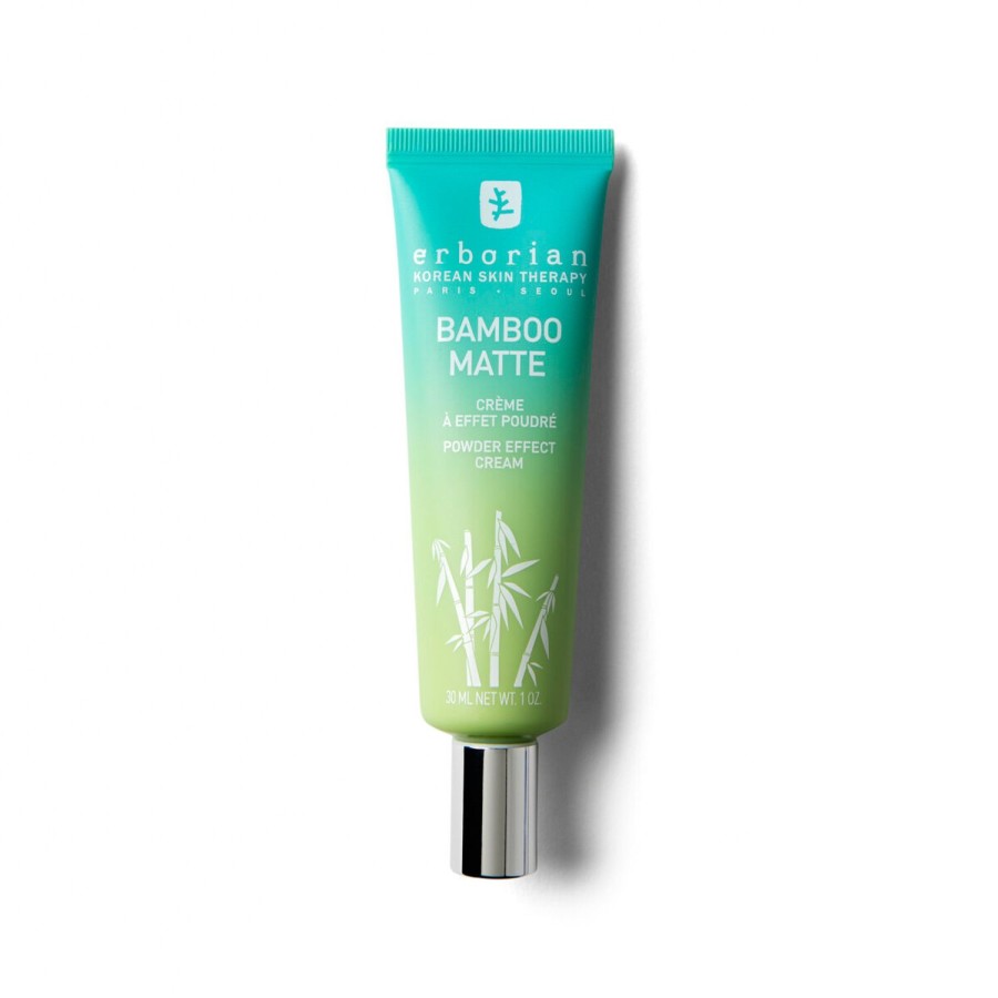 Beauty ERBORIAN Moisturizers | Bamboo Matte Lotion - Mattifying And Moisturizing Lotion Light Green