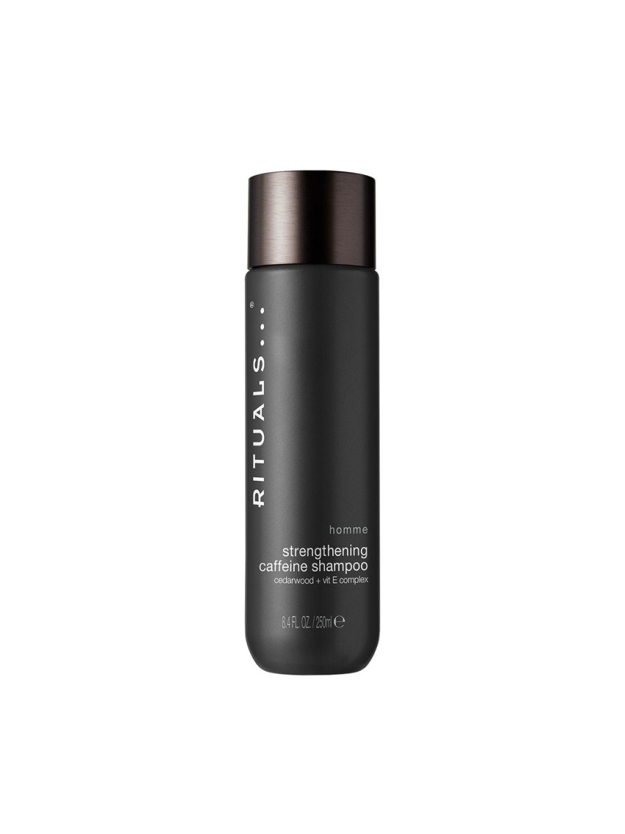 Beauty RITUALS Haircare | The Rituals Homme Strengthening Caffeine Shampoo Black