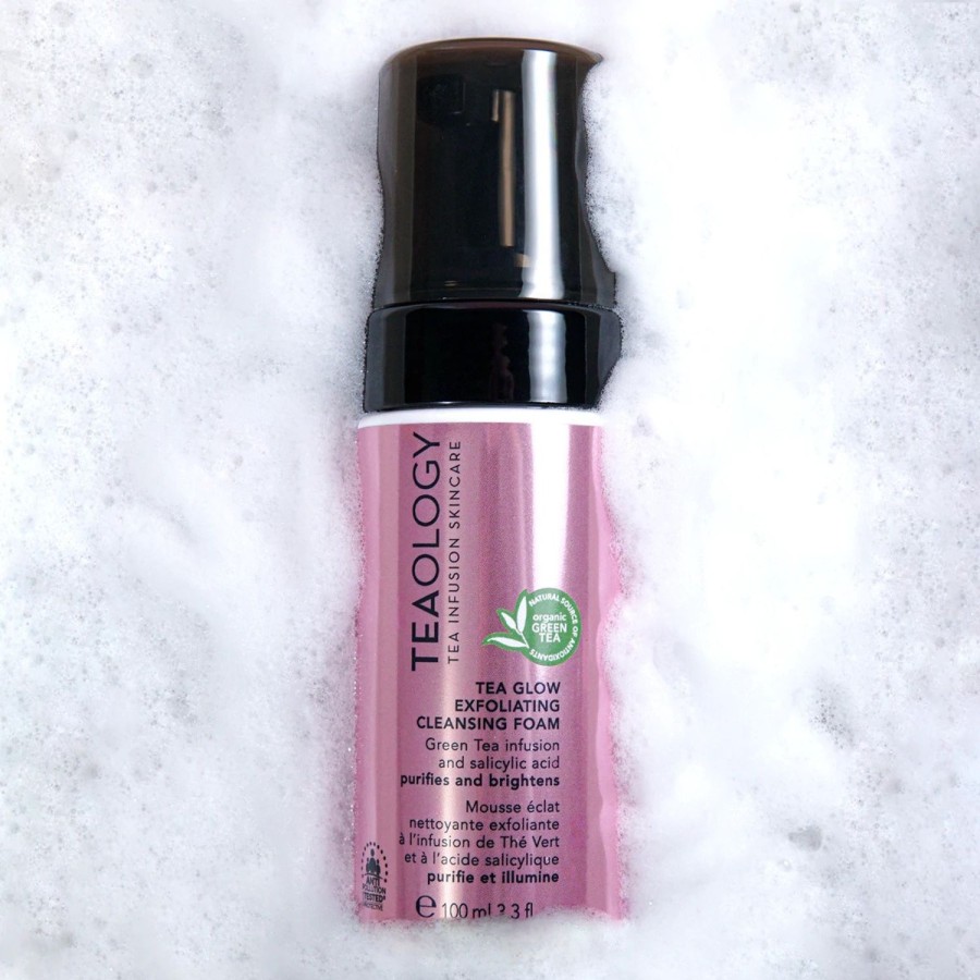 Beauty TEAOLOGY Face Cleansers | Cleansing And Exfoliating Foam With Green Tea Infusions " Pink