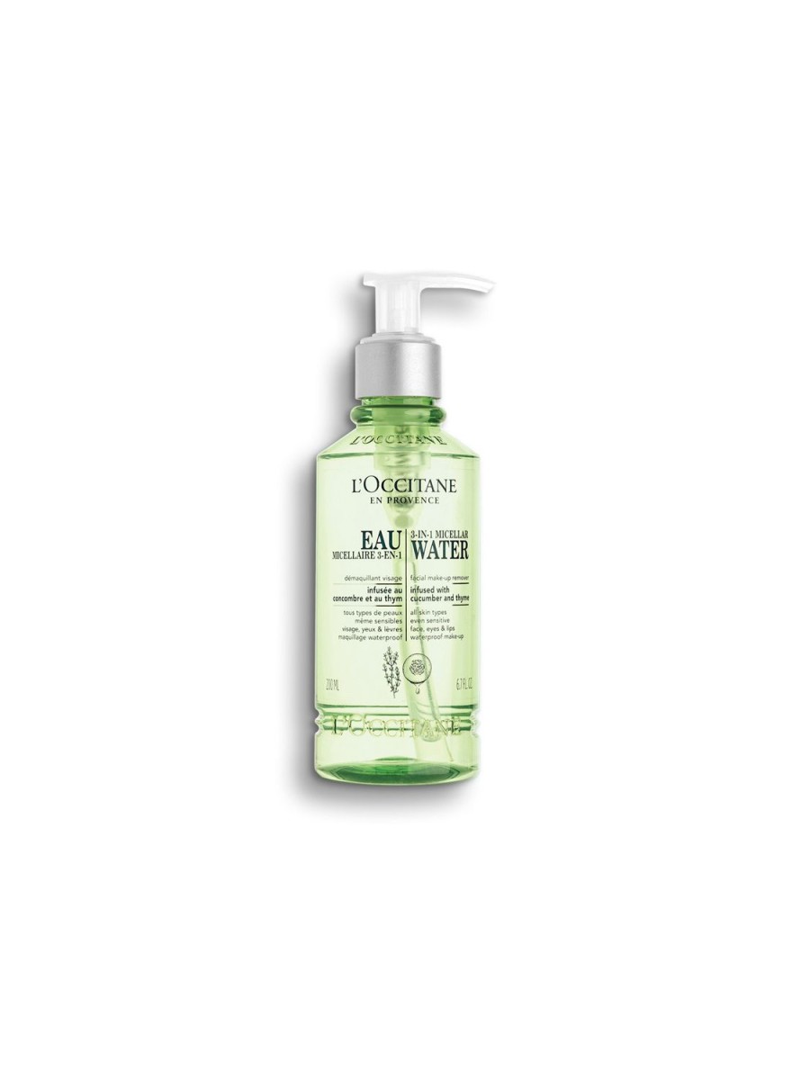 Beauty L'OCCITANE Face Cleansers | Infusion 3 In 1 Micellar Water 200 Ml Transparent