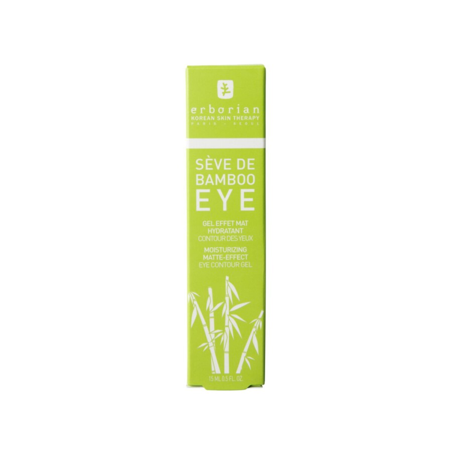 Beauty ERBORIAN Moisturizers | Seve De Bamboo Eye - Moisturizing And Soothing Eye Cream Light Green