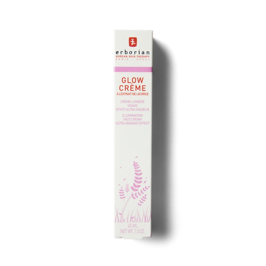 Beauty ERBORIAN Moisturizers | Glow Cream - Illuminating Cream Pink