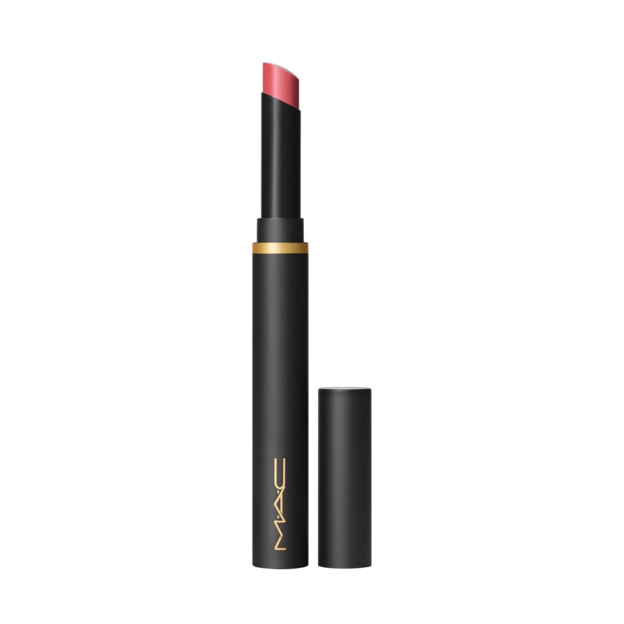 Beauty MAC COSMETICS Lips | Powder Kiss Velvet Blur Slim Stick - Stay Curious Light Red