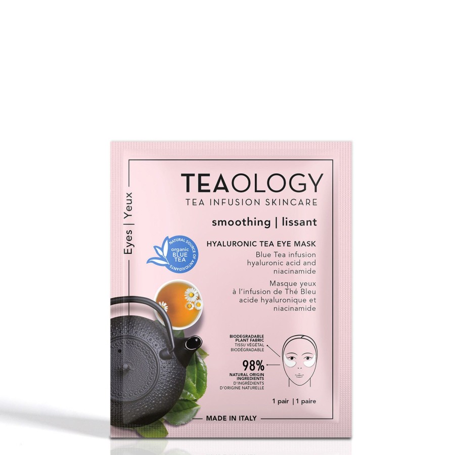 Beauty TEAOLOGY Face Masks | Eye Mask With Blue Tea Infusion Pink