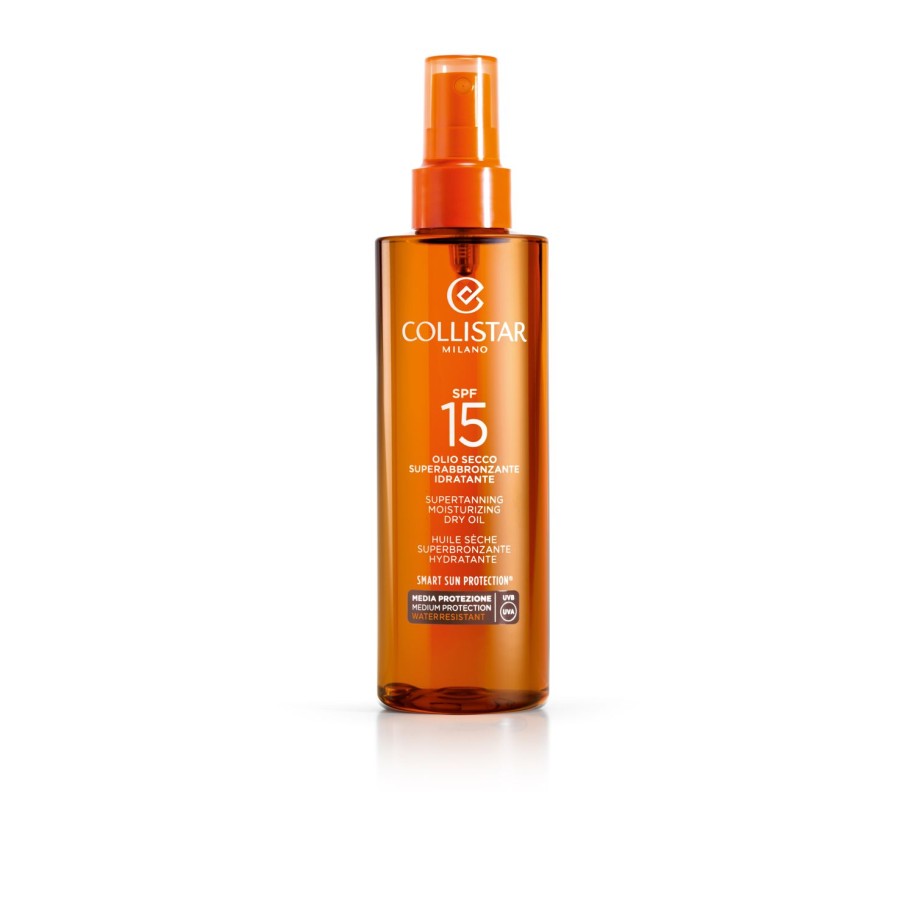 Beauty COLLISTAR Body Suncare | Supertanning Dry Oil Spf 15 Orange