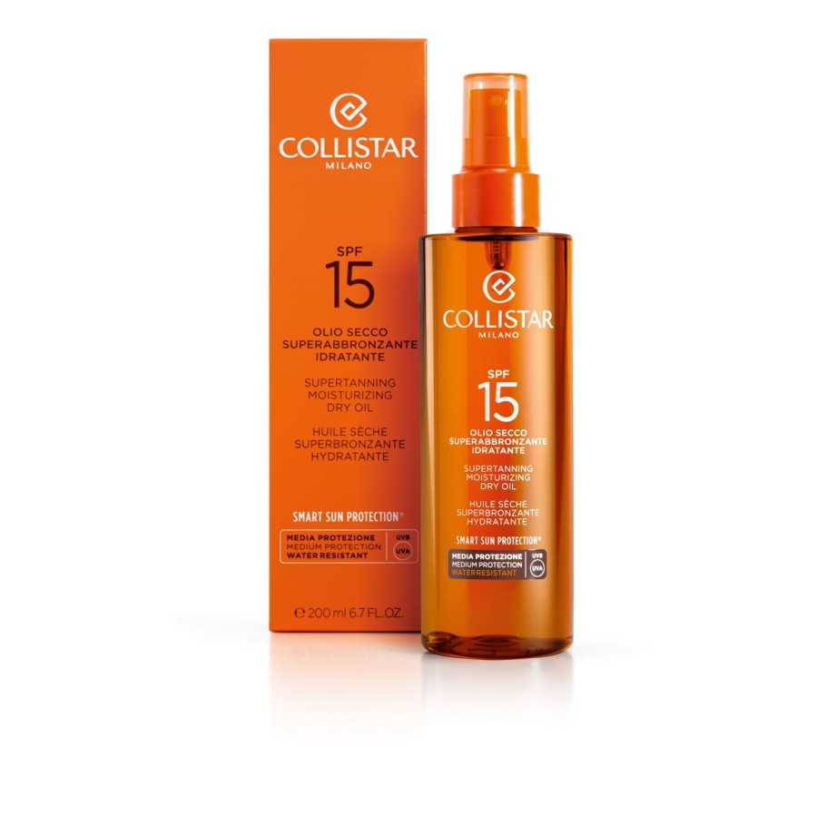 Beauty COLLISTAR Body Suncare | Supertanning Dry Oil Spf 15 Orange