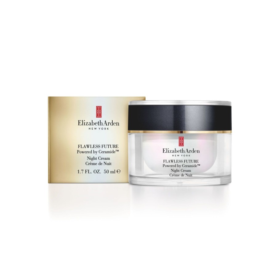 Beauty ELIZABETH ARDEN Antiageing | Flawless Future Ceramide Night Cream 50 Ml Golden Yellow