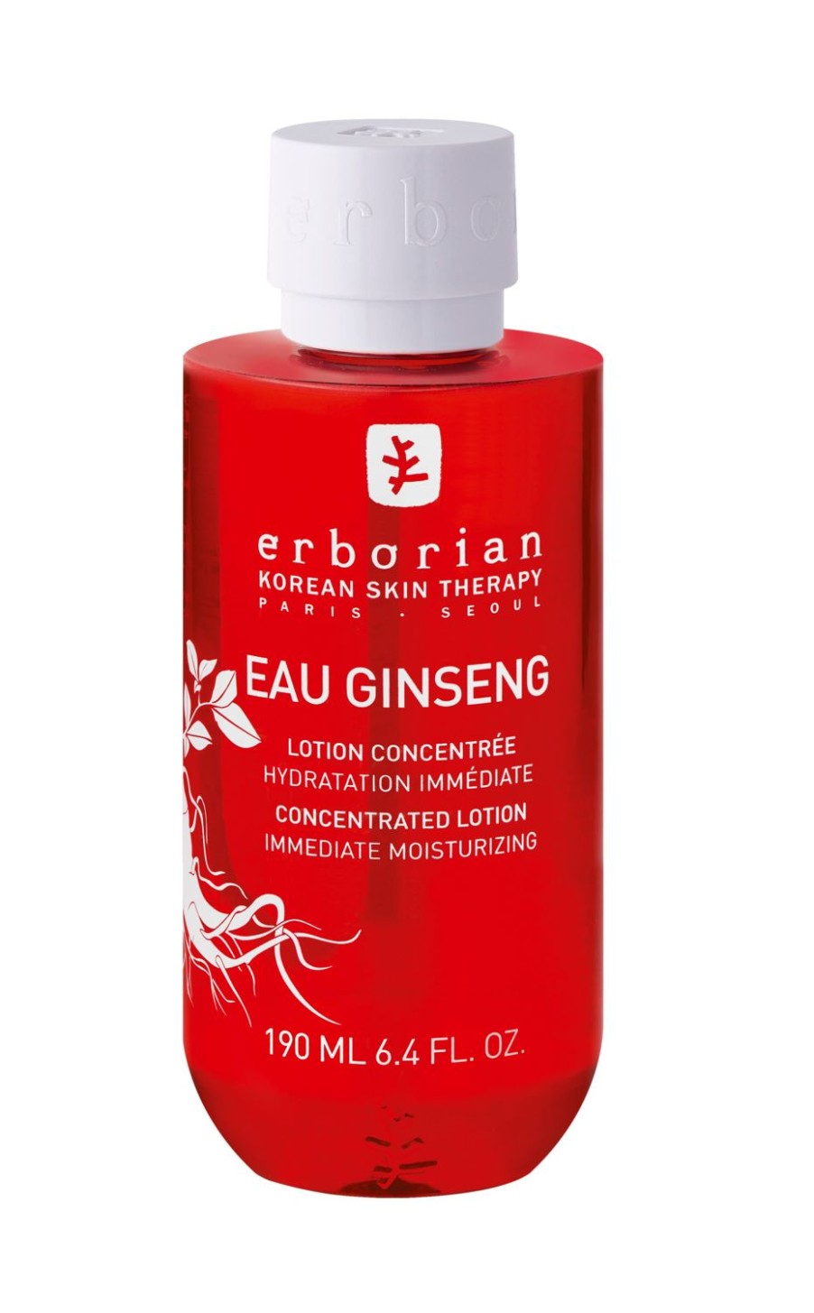 Beauty ERBORIAN Moisturizers | Eau Ginseng - Moisturizing Lotion Red