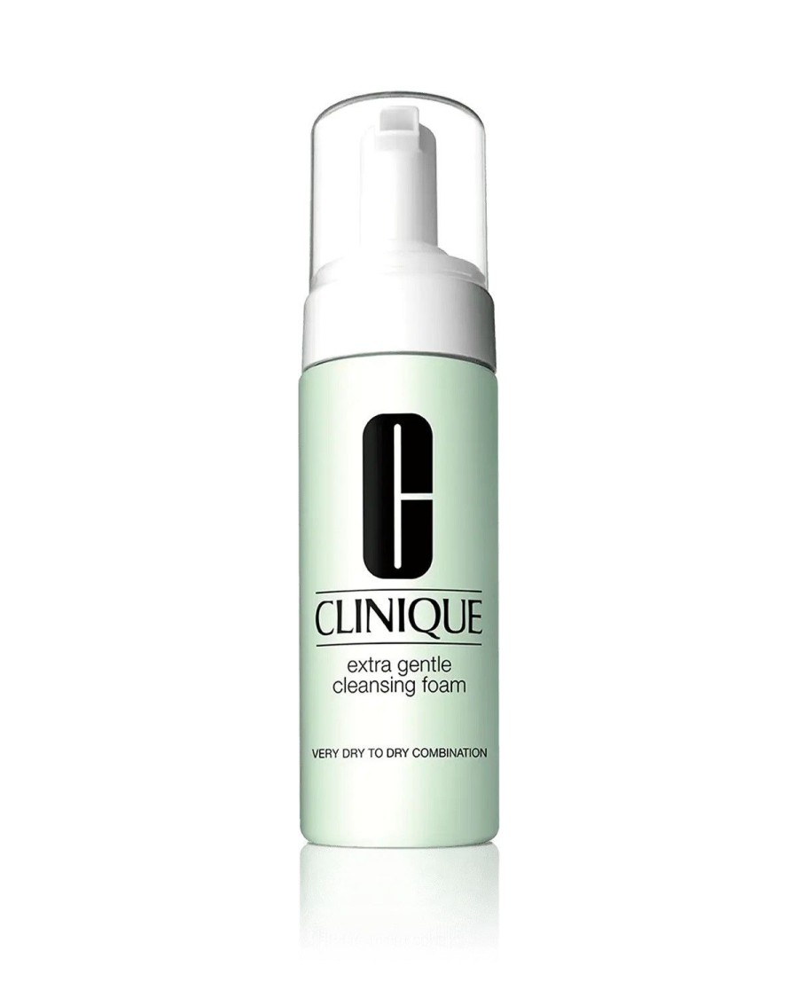 Beauty CLINIQUE Face Cleansers | Clinique Extra Gentle Cleansing Foam - Dry And Sensitive 125 Ml Green