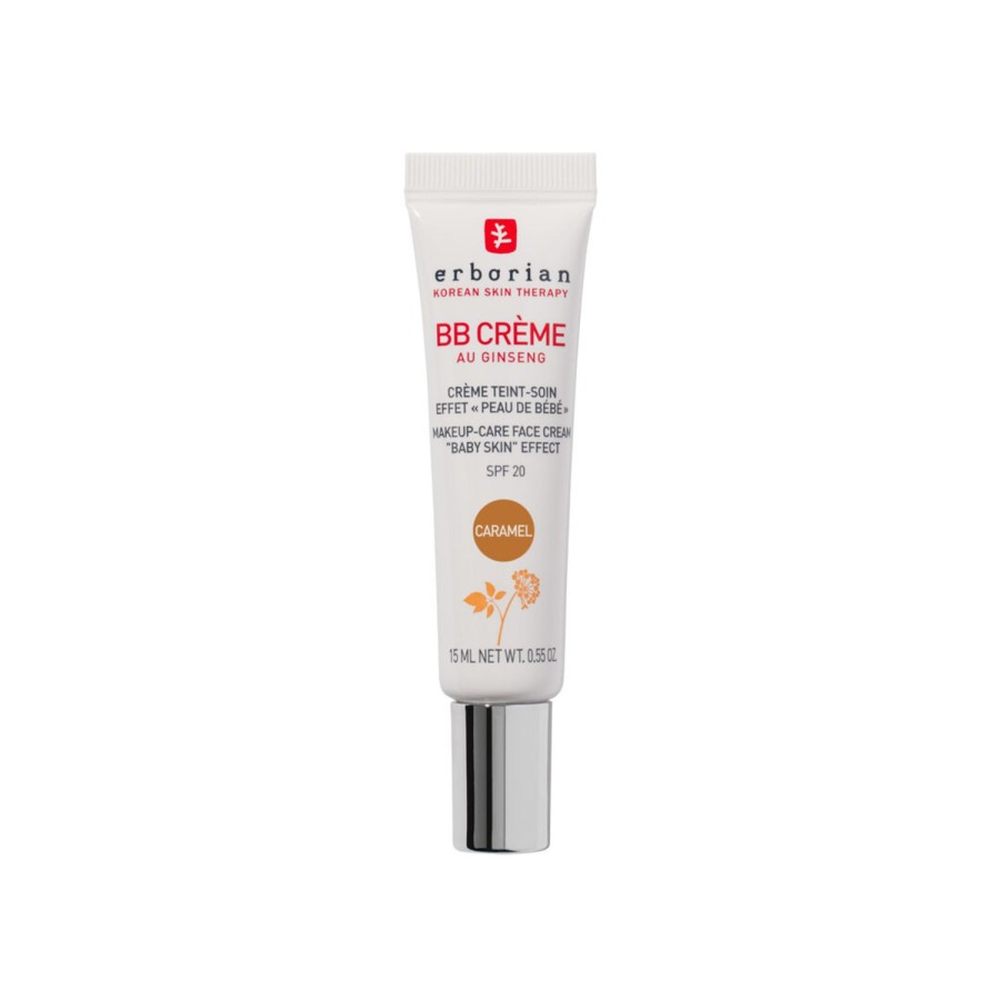 Beauty ERBORIAN Complexion | Bb Creme Caramel 15Ml - Makeup And Skincare 2 In 1 Grey