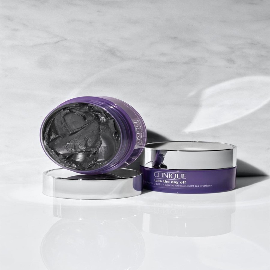 Beauty CLINIQUE Face Cleansers | Clinique Take The Day Off Charcoal Detoxifying Cleansing Balm Purple